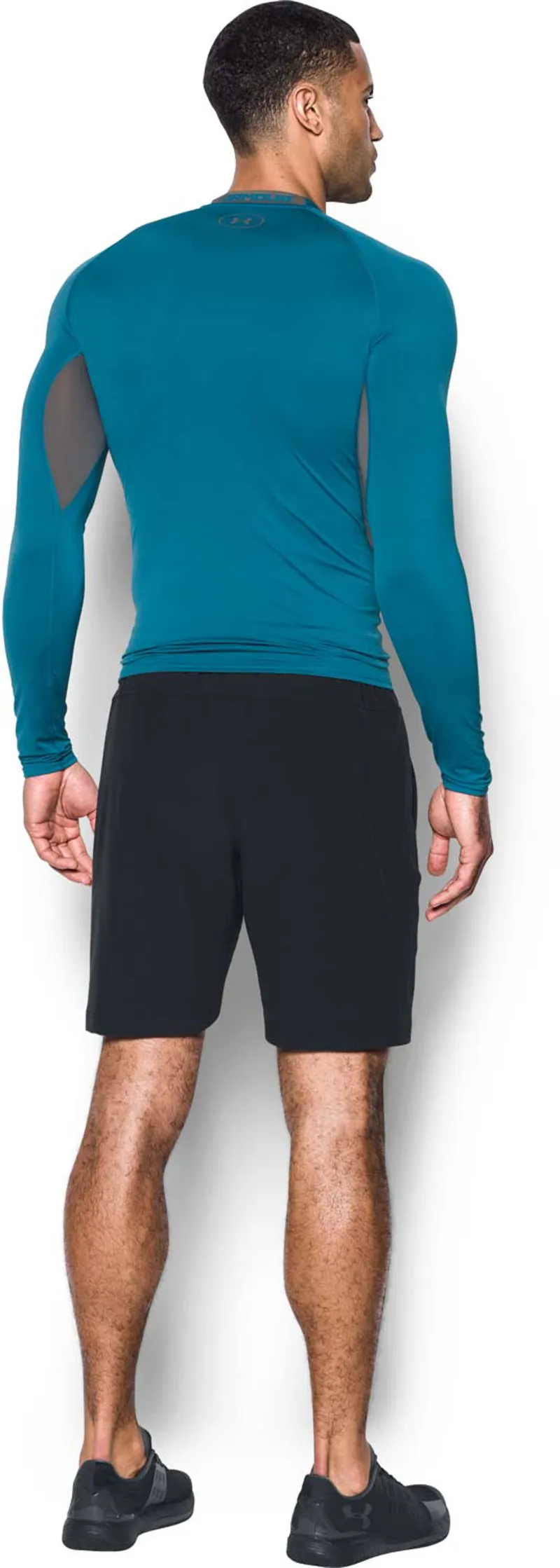 Under Armour Men's UA HeatGear Armour Long Sleeve Compression Shirt Blue XS-3